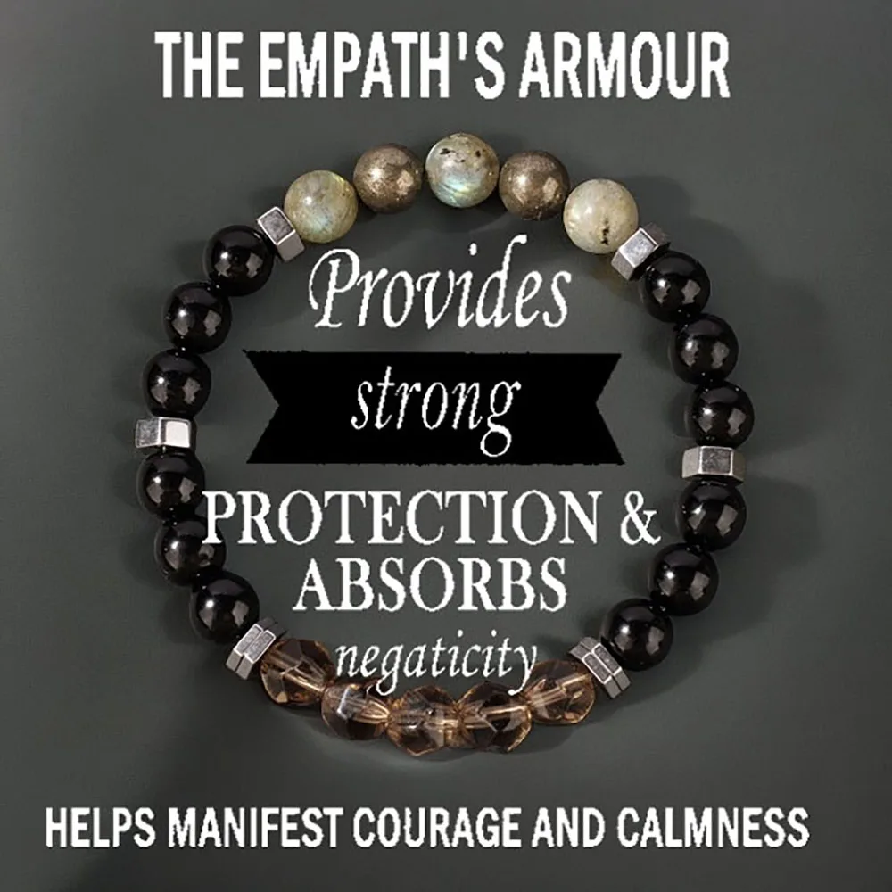Iron Ore Ironstone Gray Moonstone Bracelet Women Men Unisex Natural Stone Beads Bangles Healing Protection Powerful Jewelry