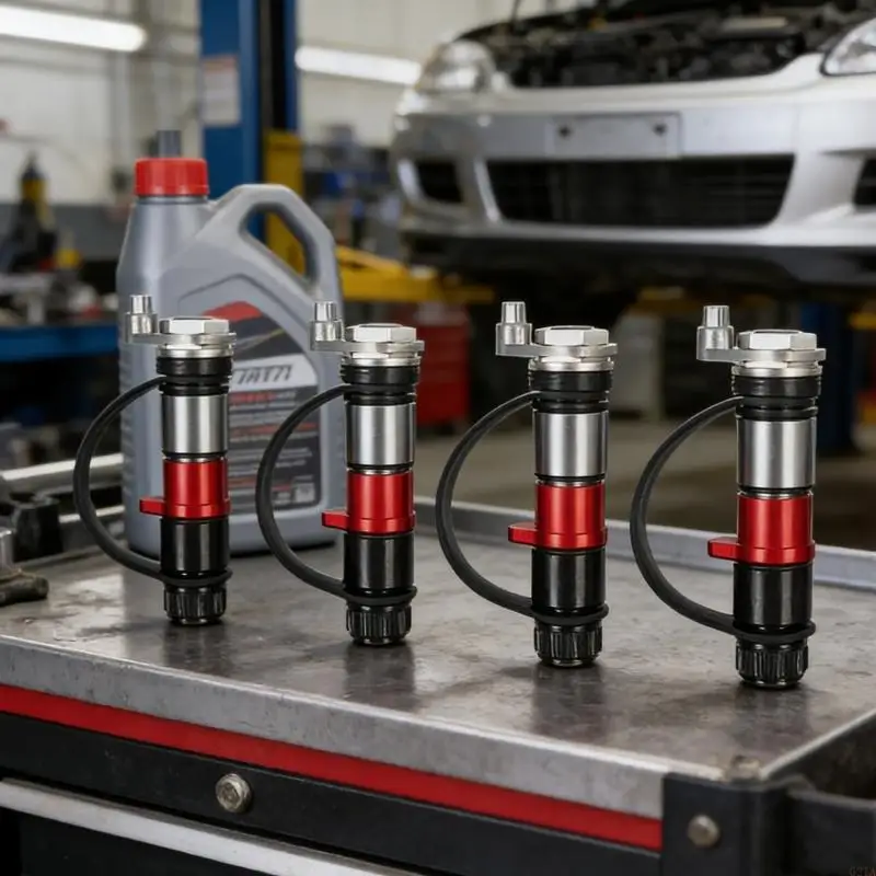   Set Of 4 Efficient Deflation Valves For Improved Contact On Rough Roads