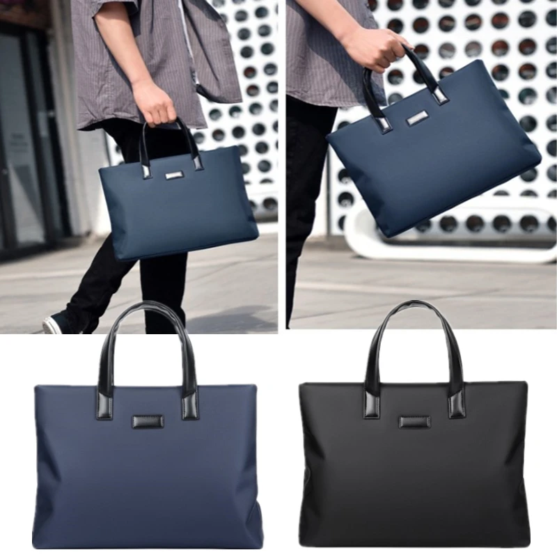 

New Universal Men Bag Waterproof Portable Briefcase Handbags Large Capacity Business Laptop Sleeve Case Bags For Women Men 2023