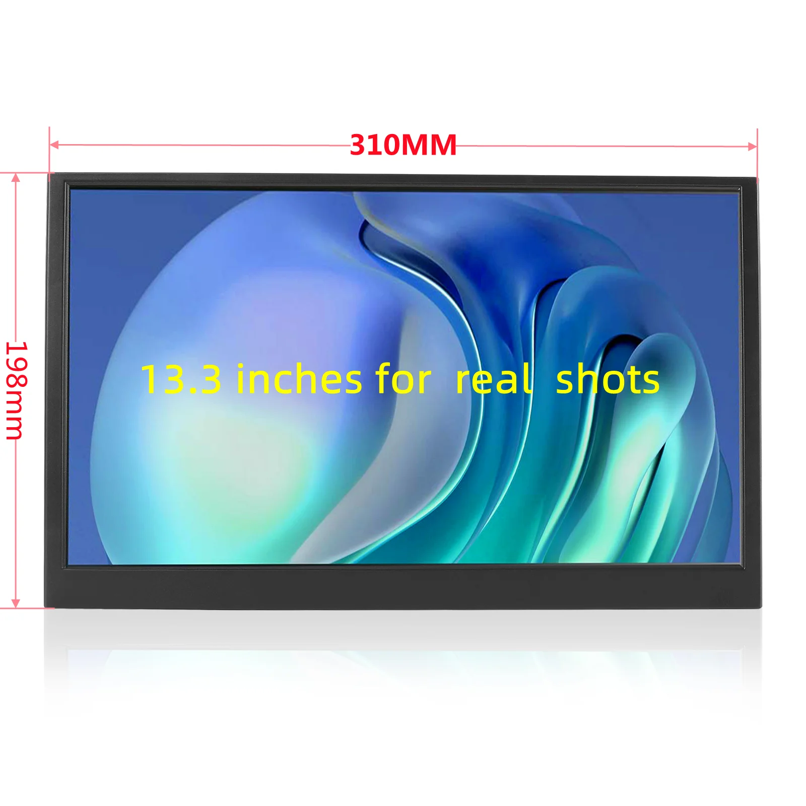 2025 13.3 15.6 inch 1080P USB TypeC IPS FHD Screen Portable Monitor For Ps4 Switch Xbox Huawei Xiaomi Phone Gaming Laptop LCD