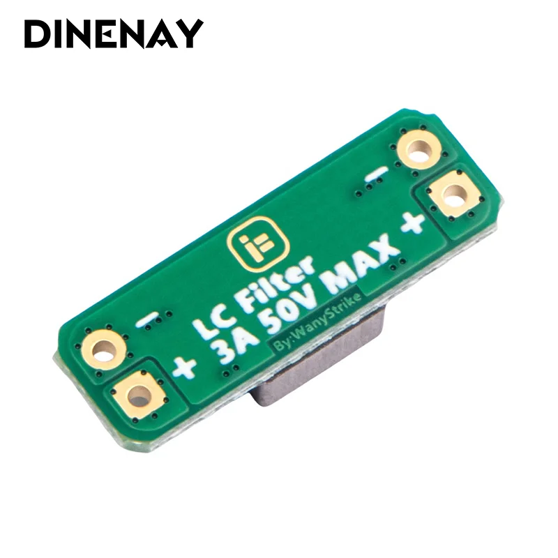 LC-Filtermodul 3A 50V Eingebauter Verpolungsschutz für RC FPV Freestyle Drone Kamera AV-Sender