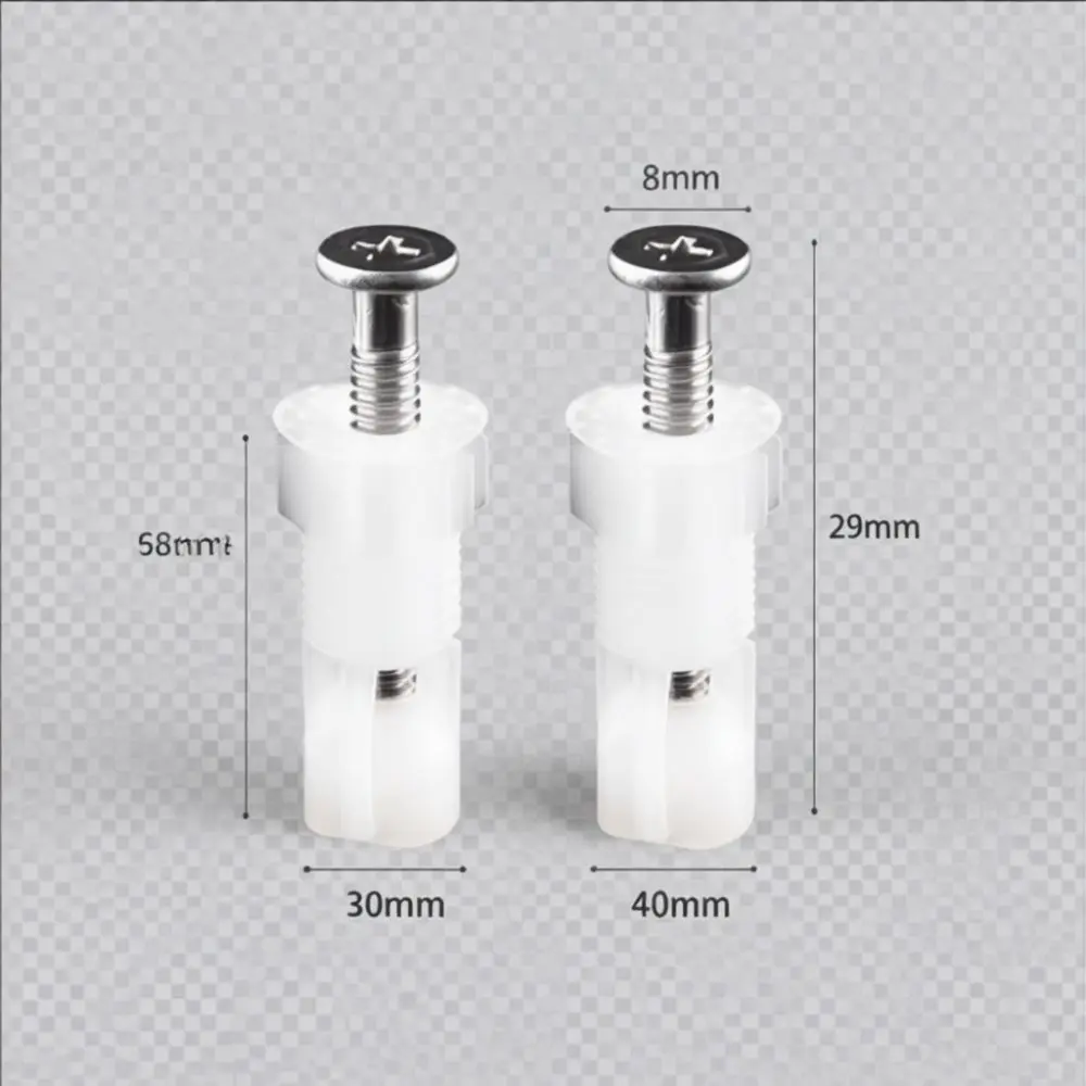 Universal Toilet Seat Fixing Hardware Expansion Bolts Screws Replacement For Bathroom Commode Cover Installation Set
