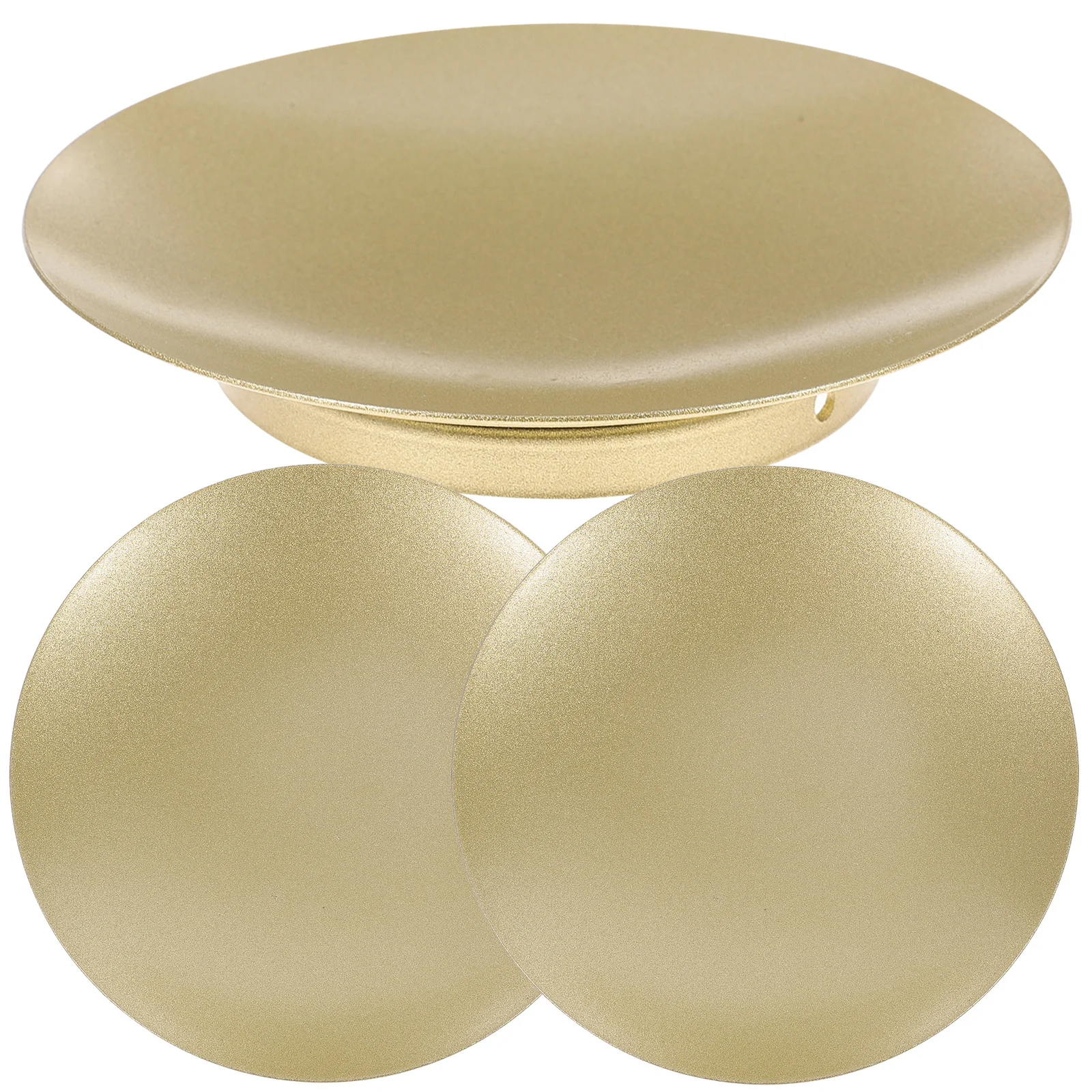 

3Pcs Retro Iron Holders Metal Plate Holder Simple Iron Art Decor for Home Wedding Party Dining Table