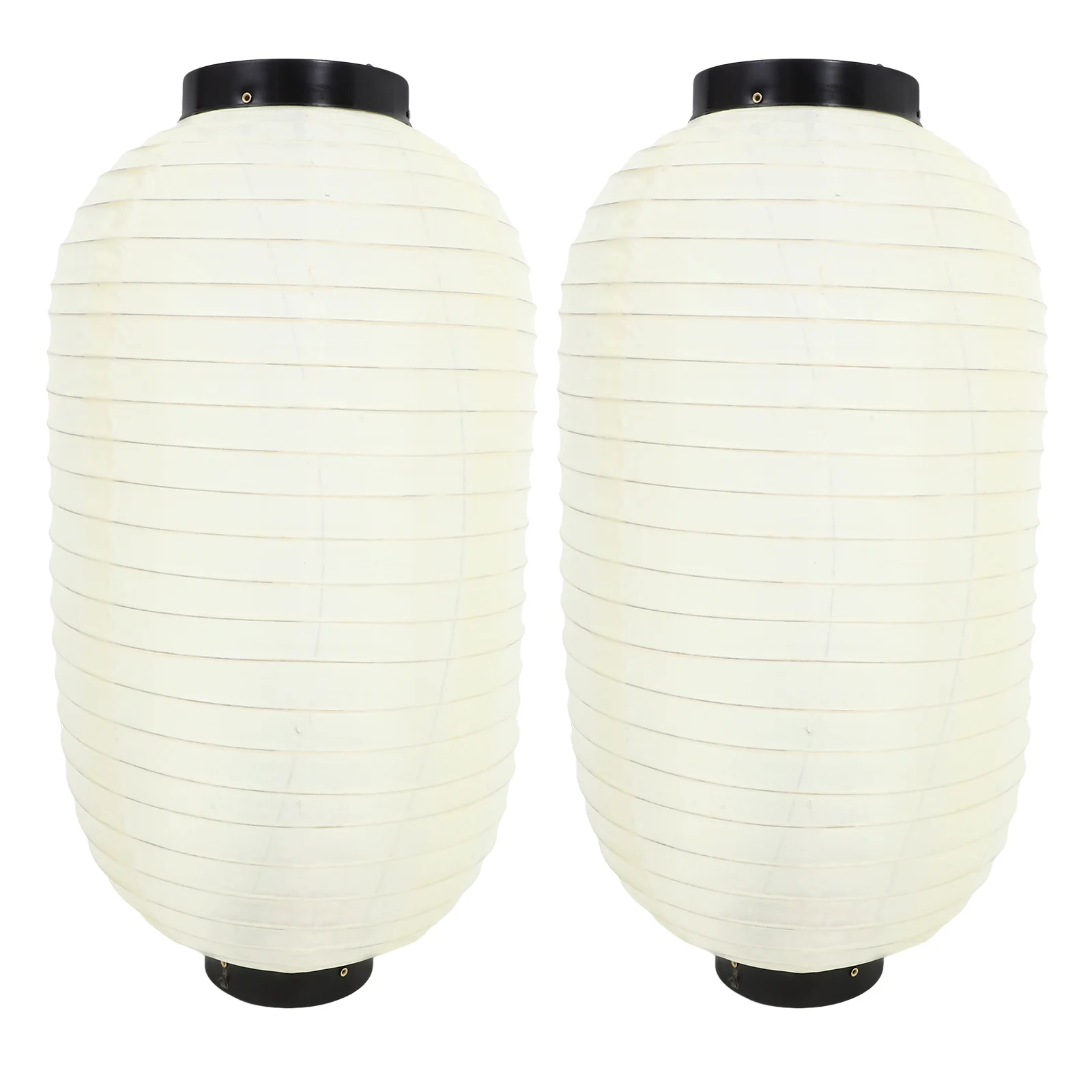 

2Pcs Waterproof Silk Cloth Lanterns Japanese Style Decorative Hanging Lanterns Warm Atmosphere Ornaments Home Restaurant
