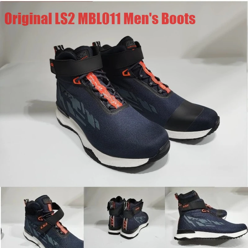 

Original LS2 MBL011 Men's Boots Breathable Men Waterproof Boots For Motorcycle Men's Motorcycle Shoes Top Fashion