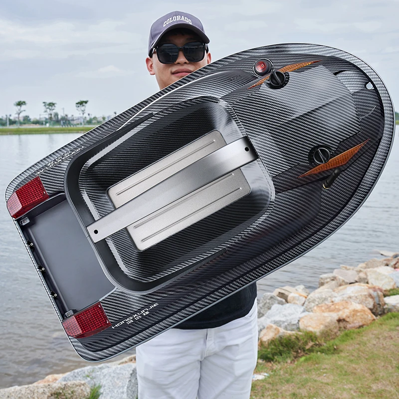 Factory HJ817 Dual-Motor 2.4G Remote Control Nesting 7 Lb Heavy Load Night Lights Ship Electric RC Boat Fishing Bait Boats - view 4