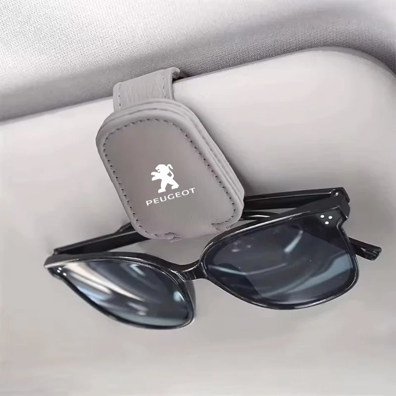 سيارة الشمس قناع نظارات كليب بو الجلود حامل النظارات الشمسية لبيجو 208 3008 308 2008 207 107 508 607 106 406 407 307 206 301 4