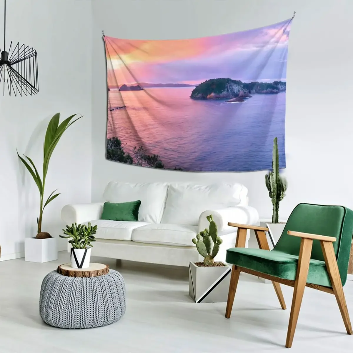 Coromandel Coast Sunset Tapestry Bedroom Organization And Decoration Room Decorations Aesthetics For Room Tapestry