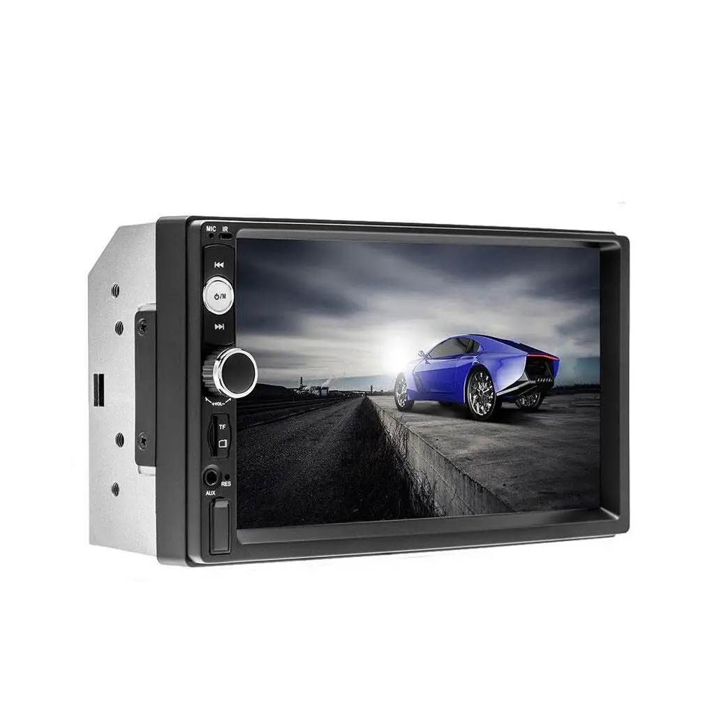 Bluetooth compatible Car MP5 Player Detachable 7-inch USB 2.0 HiFi AUX Interface Adjustable Memory Car Radio