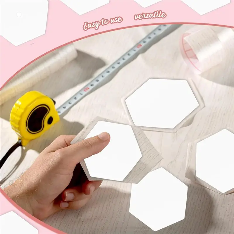 A84X-500 PCS Paper Piecing 1Inch, Hexagon Quilting Templates For DIY Patchwork Crafts And Sewing Supplies