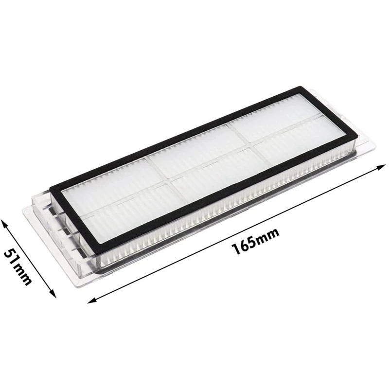 8Pcs Replacement Hepa Filter For Xiaomi Roborock S5 S50 S51 S55 S6 S6 MAXV S5 MAX T6 T7 S4 Max S4 E5 E4 E20 E25 E35 C10