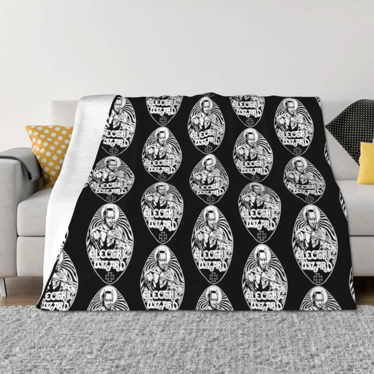 

Electric Wizard - Lucifer Throw Blanket Nap Weighted funny gift blankets ands Blankets