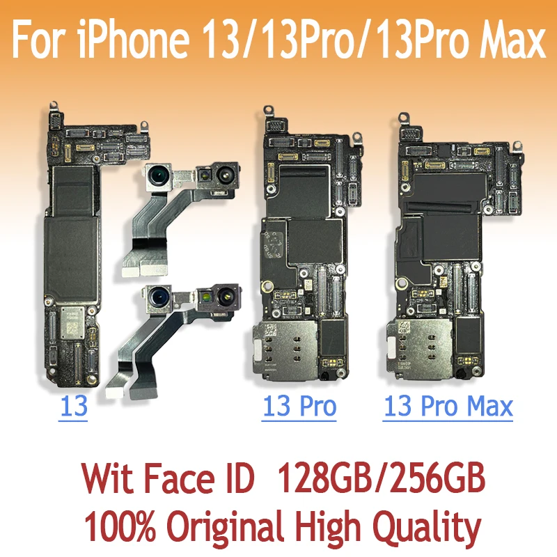 128GB 256GB 512GB Original Motherboard for iPhone 13 Pro Max With
