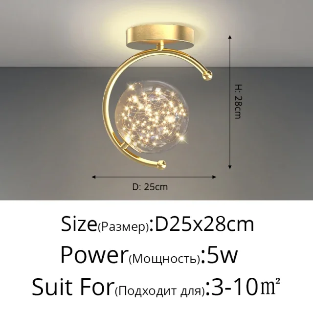 LED Ceiling Lights for Hallway, Bedroom, Dining Room, Hallway, Gallery, Dining Room, Cafe, Office, Interior Lighting image 3