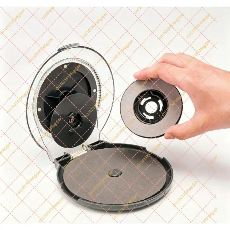 CD DVD Disc Scratch Repair Machine with Cleaning Fluid Paste, Data Recovery Polishing Tool Set