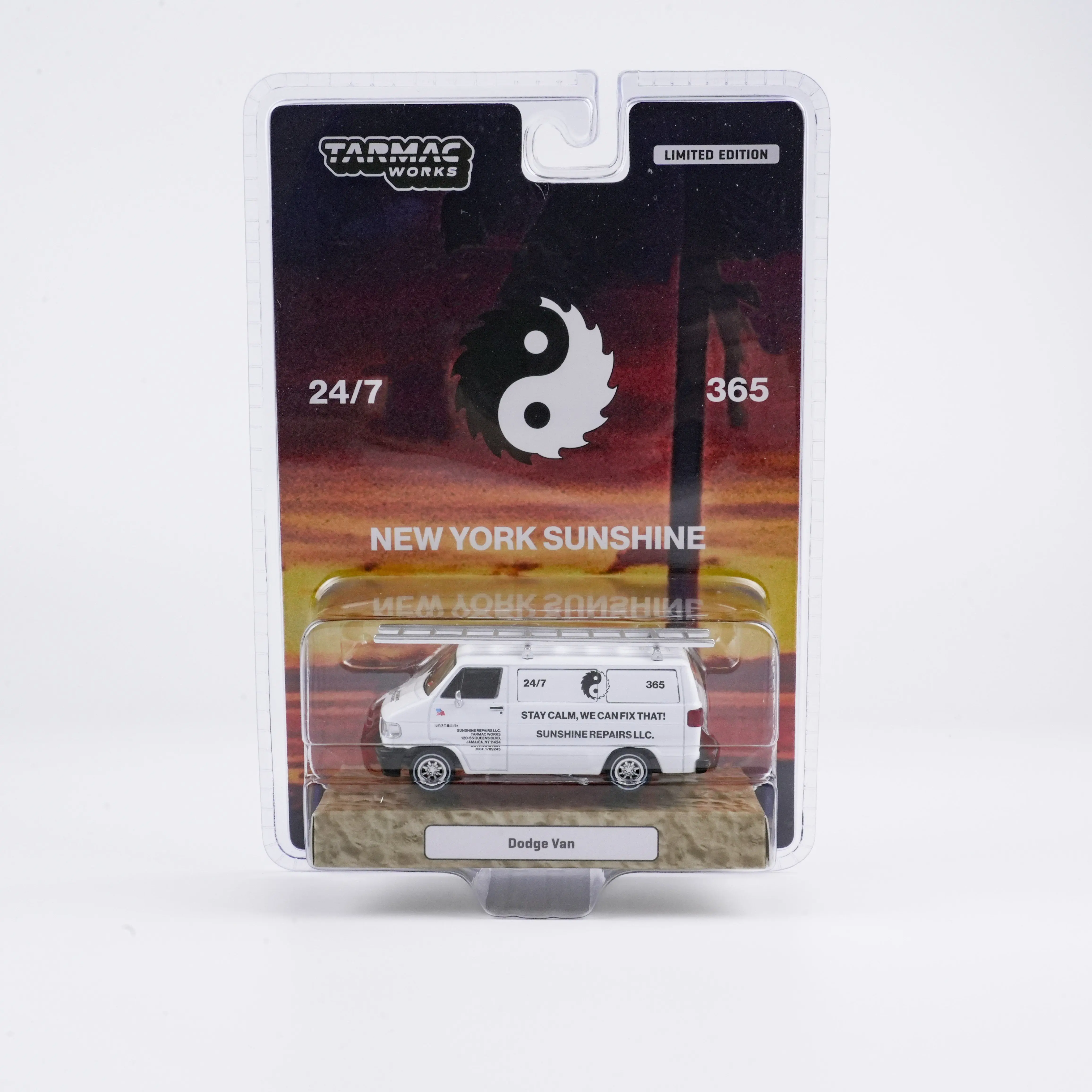 Diecast TW 1:64 Scale Dodge New York Sunshine Alloy Bus Model