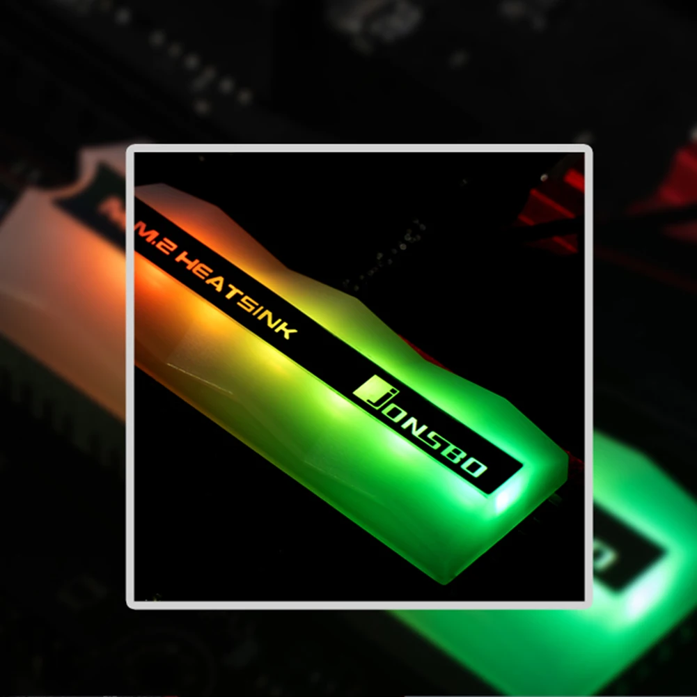 

M.2-2 Lighting M.2 SSD Heatsink Radiator 5V 3Pin Solid State Cooling Pad