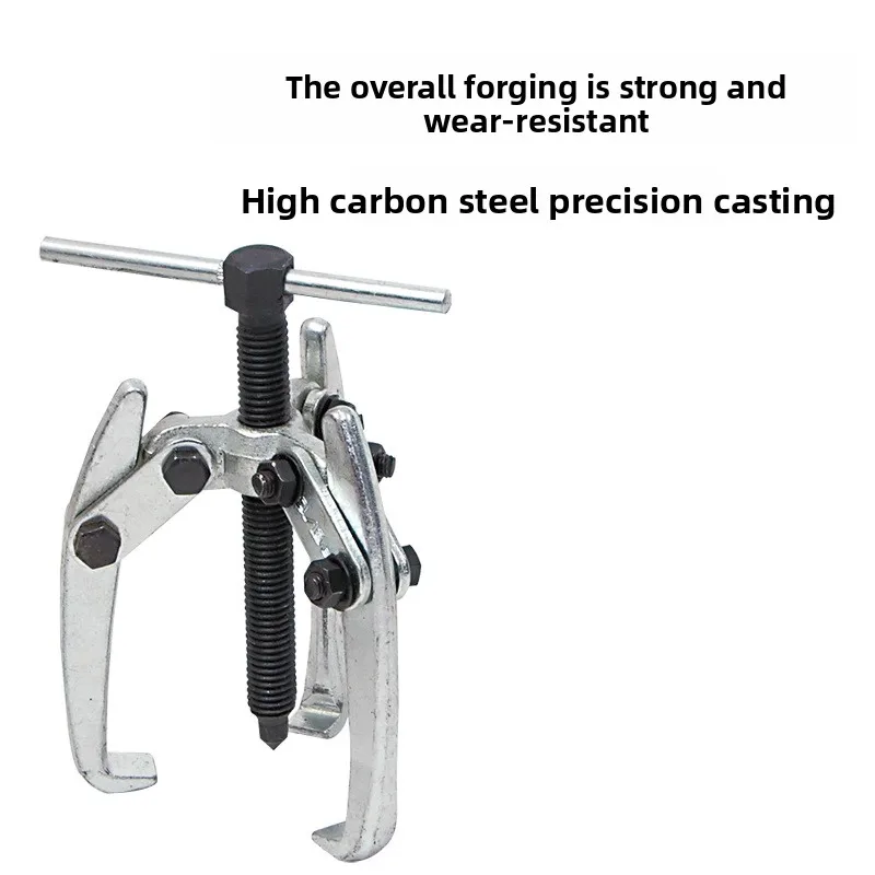 2/3 Jaws Carbon Steel Gear Pulley Remover With Thickened Claw Head Adjustable 10-80mm Extractor Tool Heavy Duty Bearing Puller