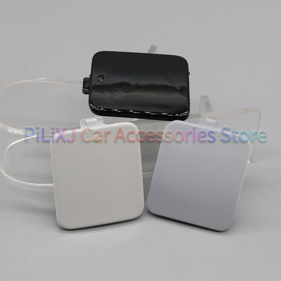 車のリアバンパー牽引フック,bmw x3,e83 lci,2007-2010用のアイキャップカバー,高品質,黒,白,銀で塗装