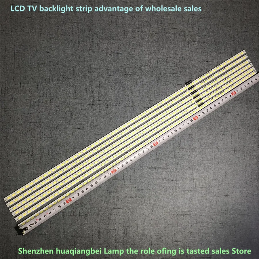 

FOR 10 PCS/Lot 100% New LED backlight strip for 46inch TV samsung 2013SLS46 7030NNB CHA 2D 60 REV1.0 1pcs=60led 573MM