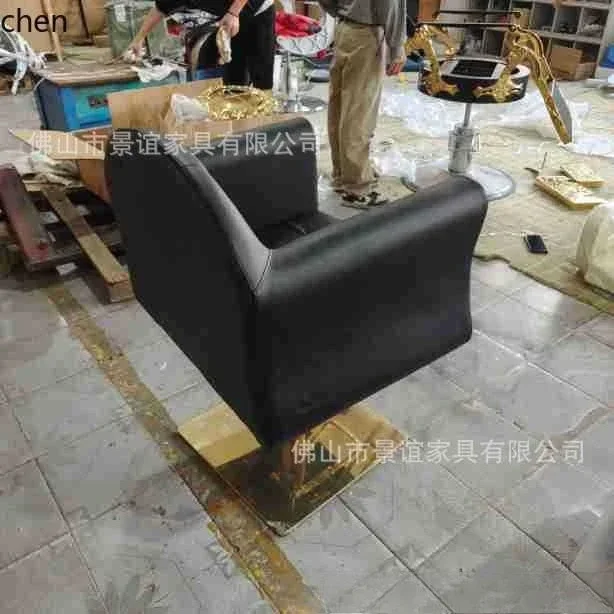 y9.4-Cross-Border Barber Chair Hair Salon Chair Adjustable Heig Barber Shop Special Perm and Dye Salon Chair