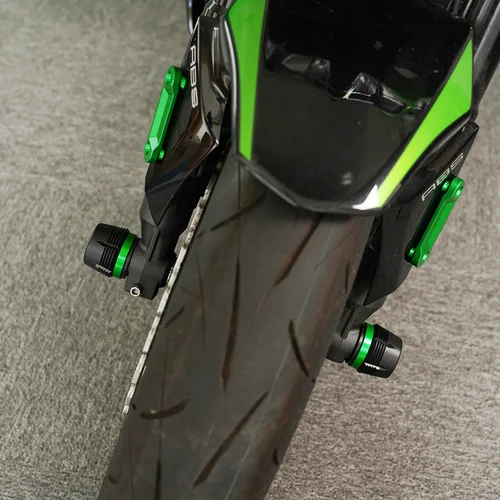 Imagen 2 del producto Para Yamaha R3 YZF-R3 yzfr3 2015-2022 2023 2024 2025 accesorios de motocicleta eje de rueda delantera trasera horquilla Protector deslizante R3