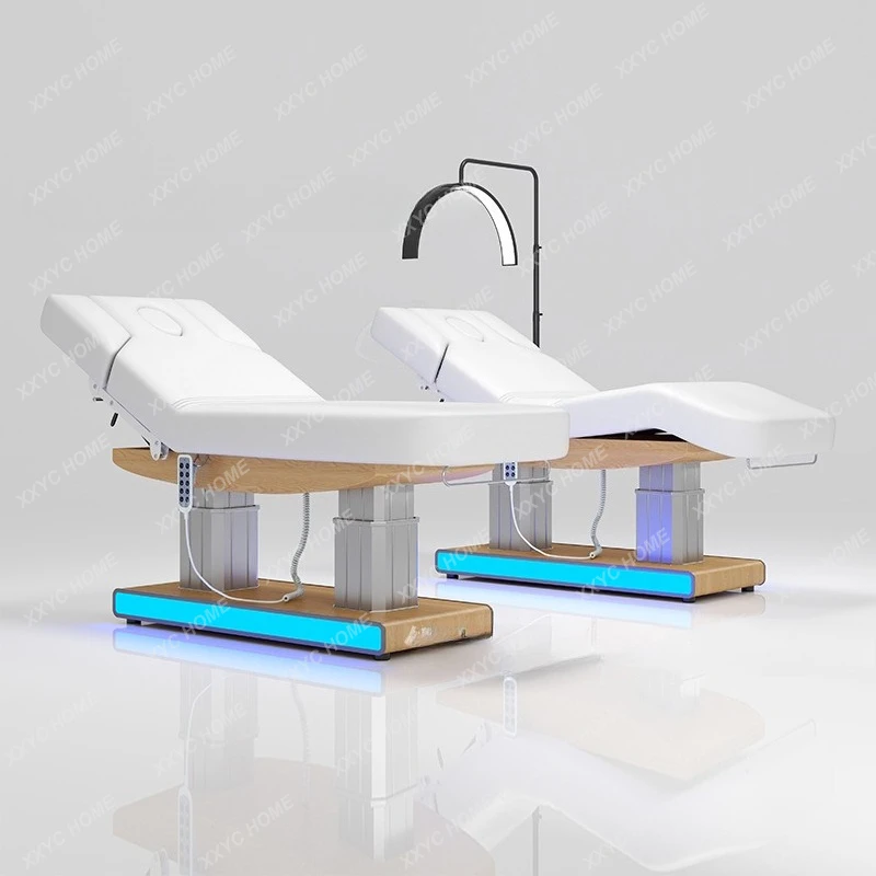 LElectric Beauty Bed Facial Maintenance Medical Beauty Injection Heating SPA Massage Lifting Bed
