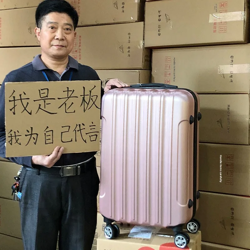 

Lightweight Travel Suitcase Men's Women's Pullman 20 Korean Version Large Capaci Student Universal Wheel Small Leather Case...