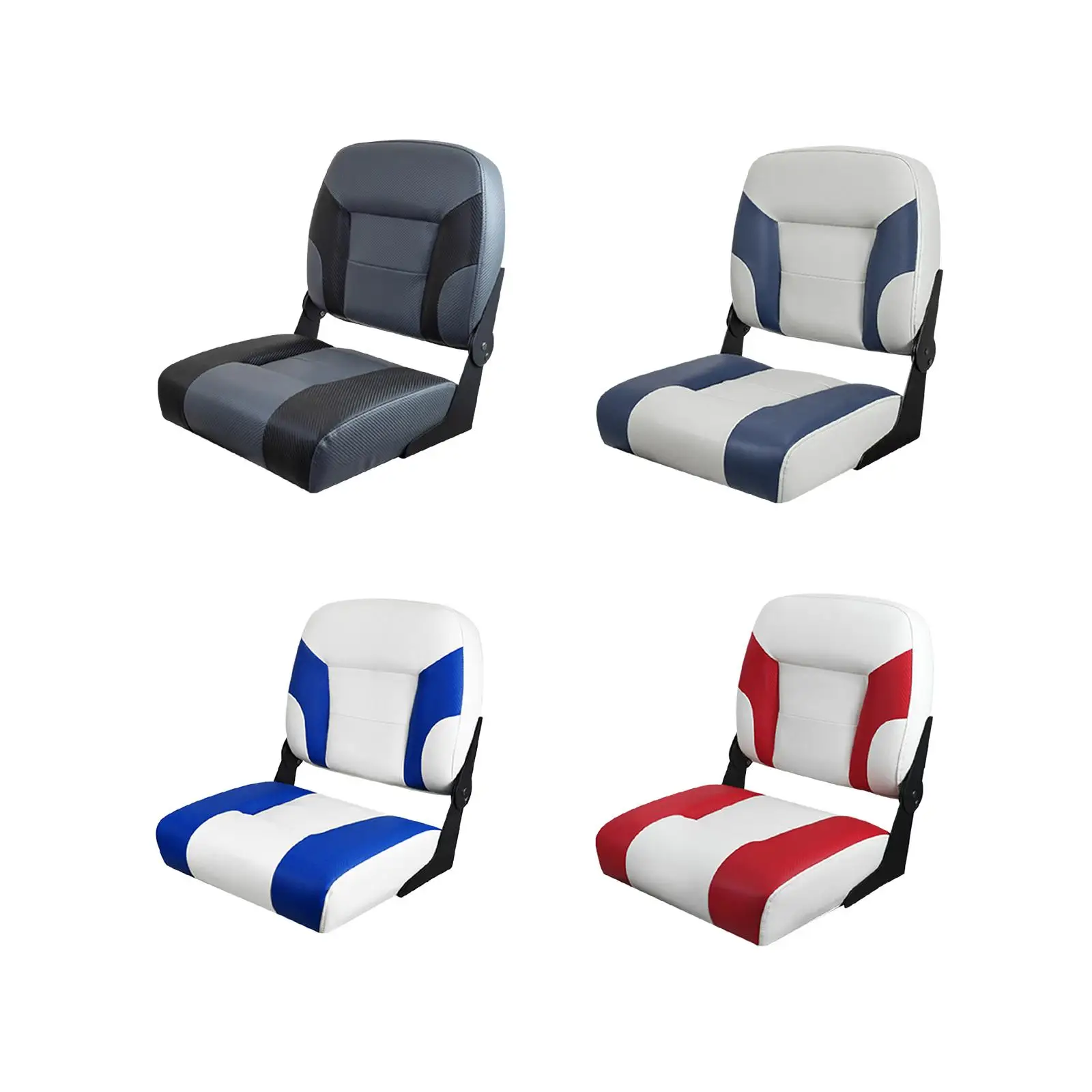 Boat Seat Comfortable Accessories Detachable Boat Captain Chair for Fishing Boat Canoe Outdoor Water Sports Sightseeing Boat