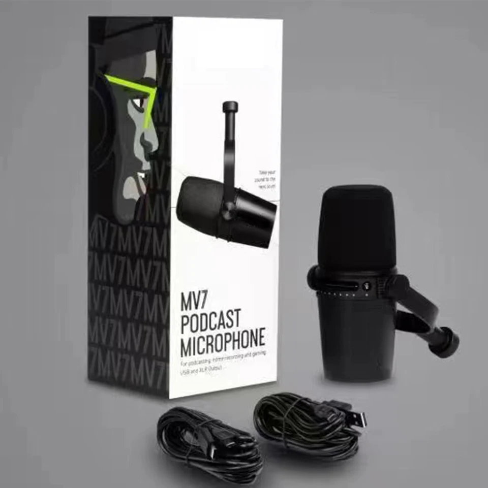 Professional Sm7B Condenser Recording Dynamic Microphone Studio Optional Frequency Response Microphone for Field Recording