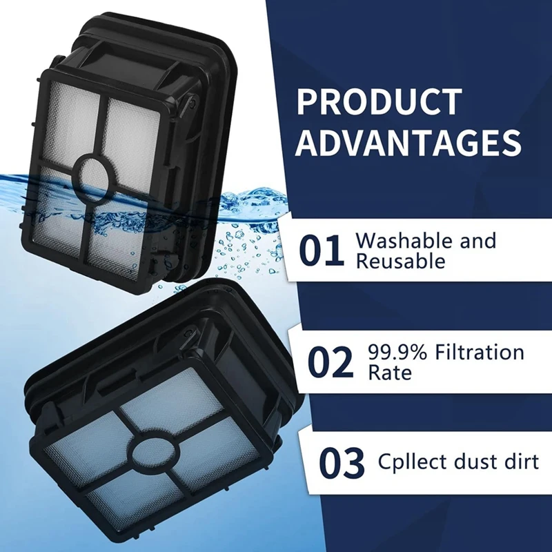 ชุดอุปกรณ์เสริมสำหรับ bissell crosswave cordless MAX Series 2787 2554A, 25542, 25548, แปรงหลายพื้นผิวม้วนตัวกรอง HEPA