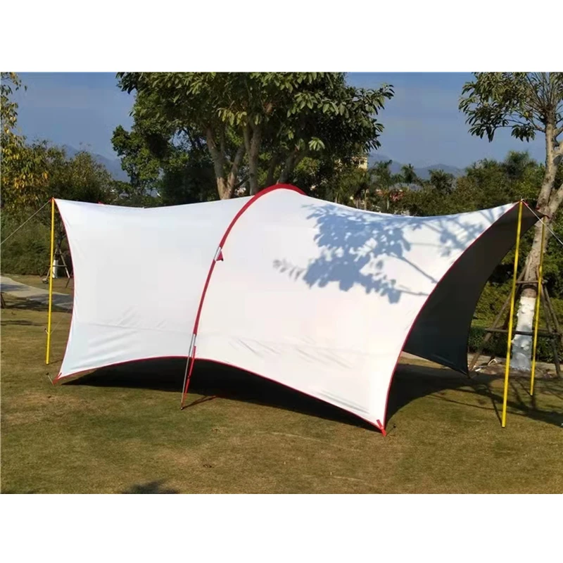 Tenda da sole UV Habi unipolare 6m * 4.5m * 2.4m tenda da esterno per esterni ad altissima Habe grande tenda parasole a pioggia tenda Multi-persona