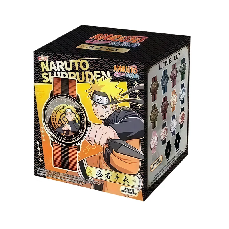 In Stock Genuine Naruto Shippuden Watch Collection Blind Box Trendy Anime Character Doll Collection Holiday Toy Sasuke Fans Gift