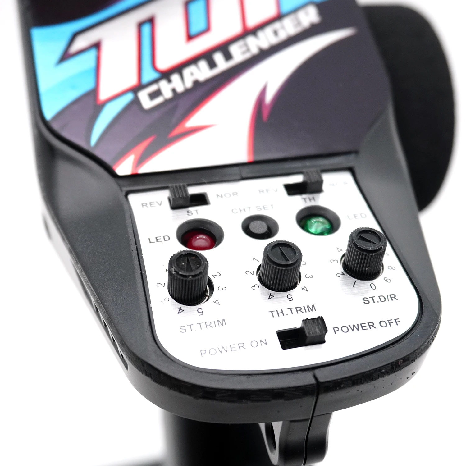 2.4GHZ 7CH Radio System RC Transmitter Receiver with Remote Control Led Light Winch Channels Upgrade Parts For RC Car Boat Tank