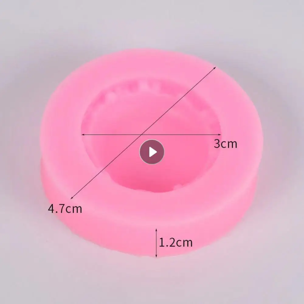 Baking Moulds Flexible Long Service Life Silica Gel Macarons Shaped Baking Tool Cake Decorating Moulds Easy Clean Food Grade