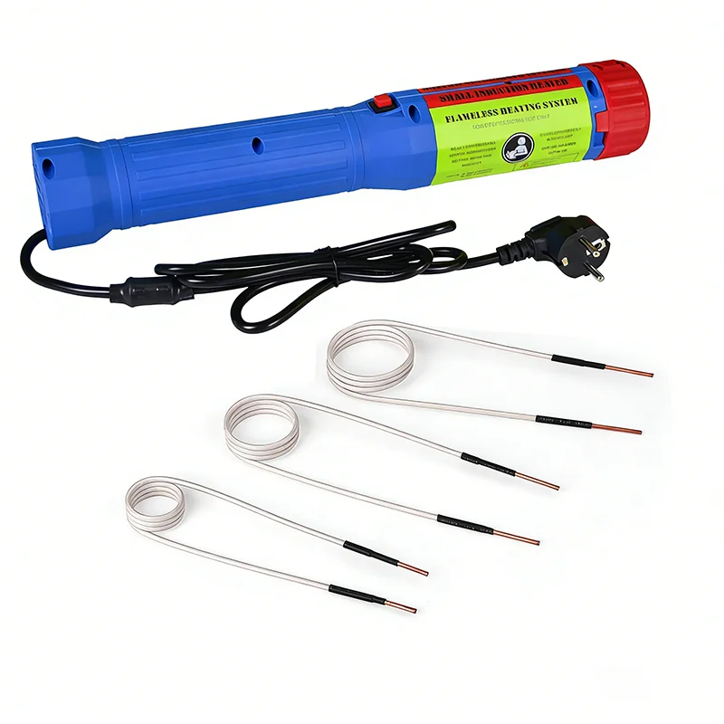3/8 Coils 1400W Magnetic Induction Heater Kit Automotive Flameless Heat Induction Heating Machine Car Repair Tool