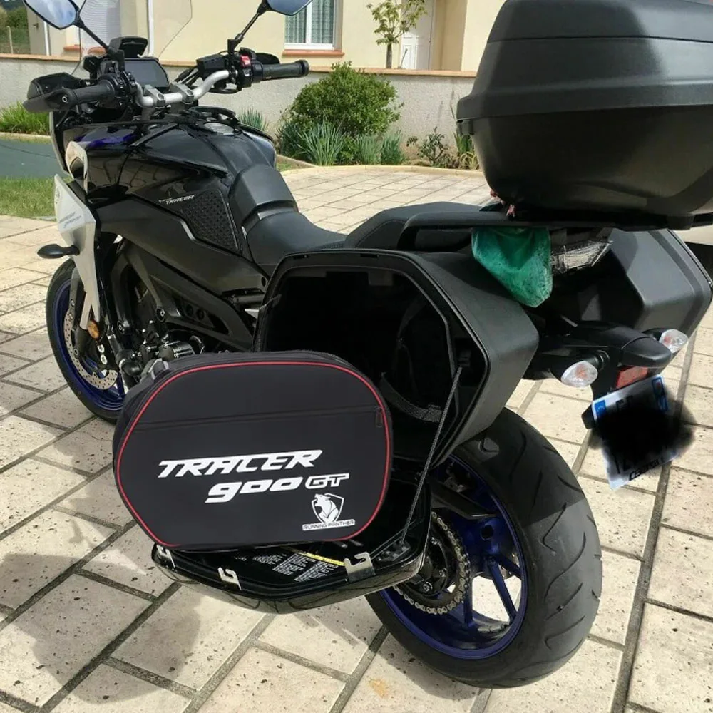 For Yamaha TRACER 900 GT CITY FJR1300 TDM 900 TRACER 900 GT 2018 2019 Bags 2 Pairs Motorcycle Side Luggage Bag Saddle Liner Bag