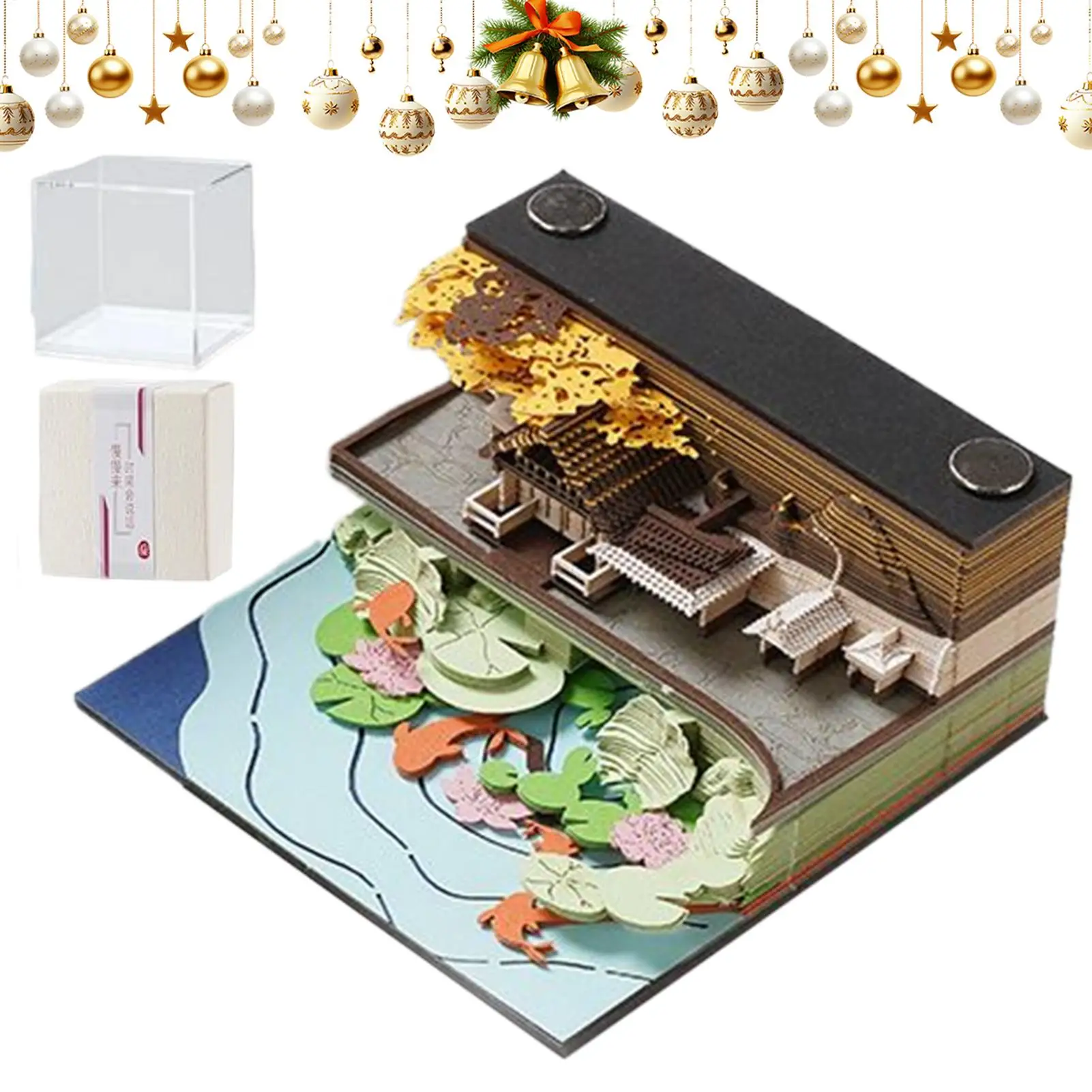 

3D блокнот для заметок, календарь на 2026 год, отрывные бумажные заметки для планирования, ежедневное управление расписанием, домашний декор, организация учебы