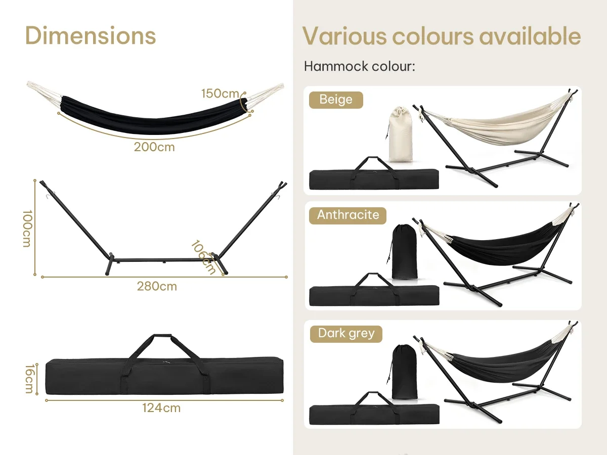 Thumbnail 4 - #7 Latest Hammock with Stands Offers