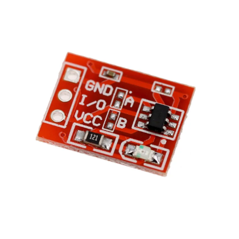 Pro 100 Uds Ttp223 botón táctil Modular autobloqueo Jog interruptor capacitivo transformación de un solo canal