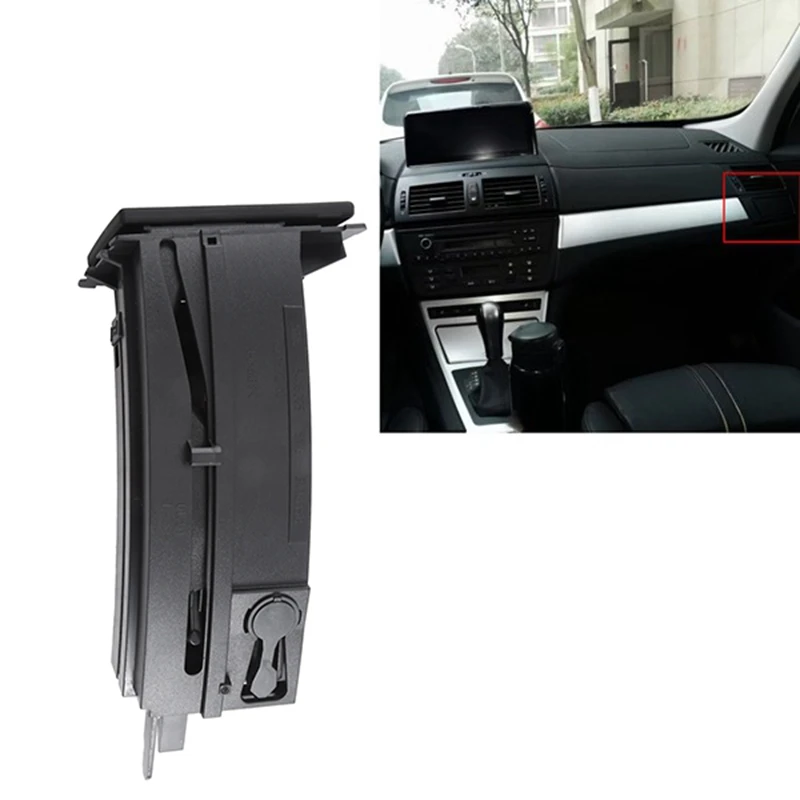 For BMW X3 E83 2004-2010 Car Rear Trunk Lid Grip Assembly With Key Button + Dashboard Water Cup Holder (LHD) Spare Parts