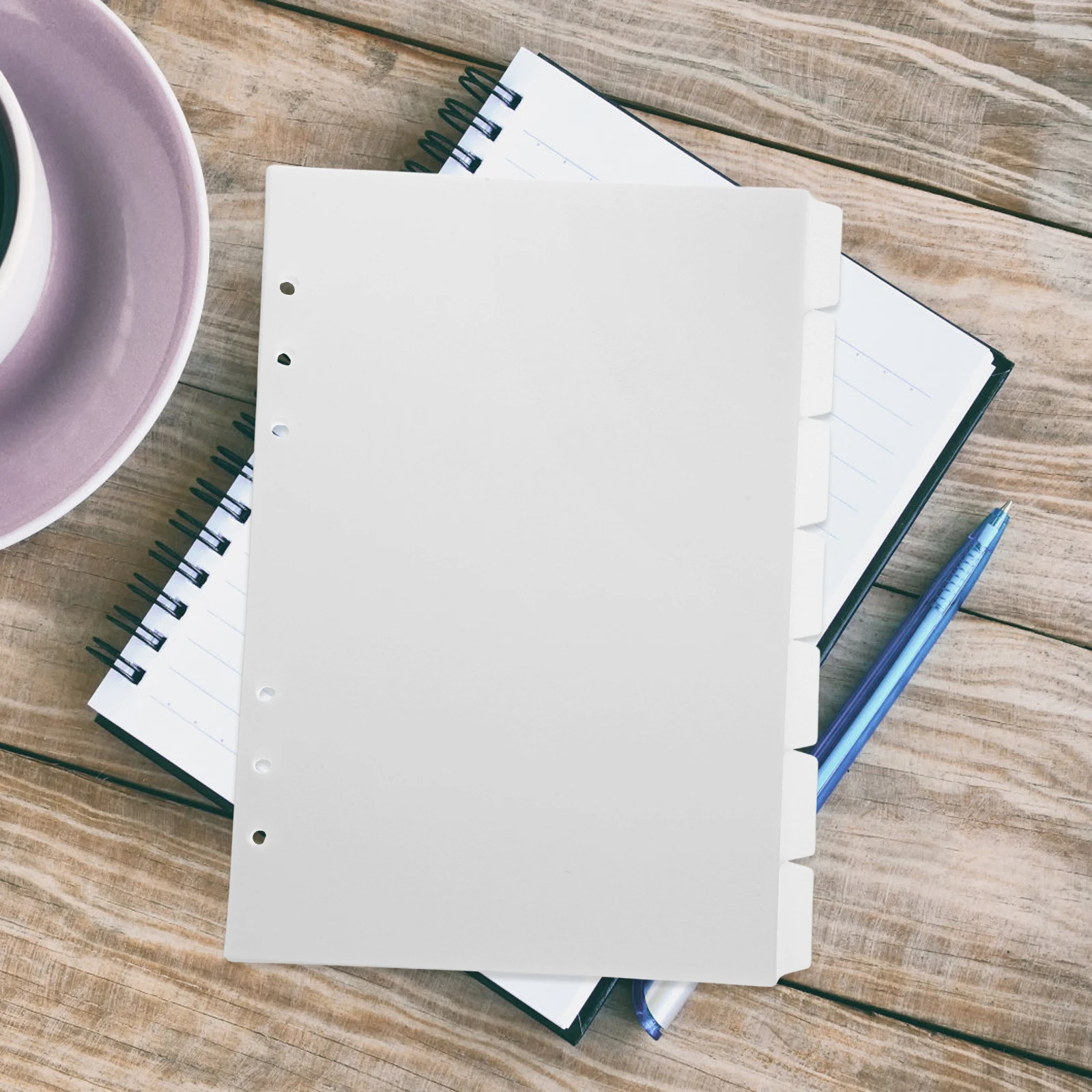 

Binder Pp Material Office File Dividers Plastic Page Dividers For Notebooks Journals Reports Loose-Leaf