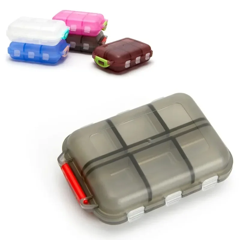 Portable Pill Storage Box Vitamin Moisture Proof Dispenser Container Weekly Medicine Fish Oils Organizer Travel Tablet Holder