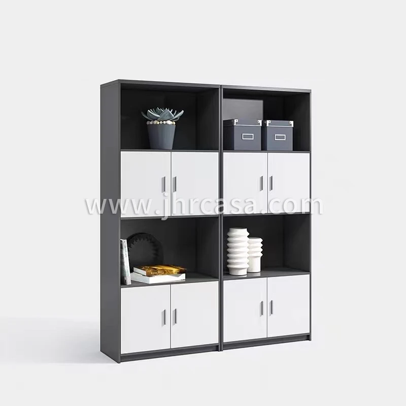 Simple Wooden Filing Cabinet Boss Desk Background Office Furniture Family Hotel Use Modern Financial Filing Cabinet Bookcase