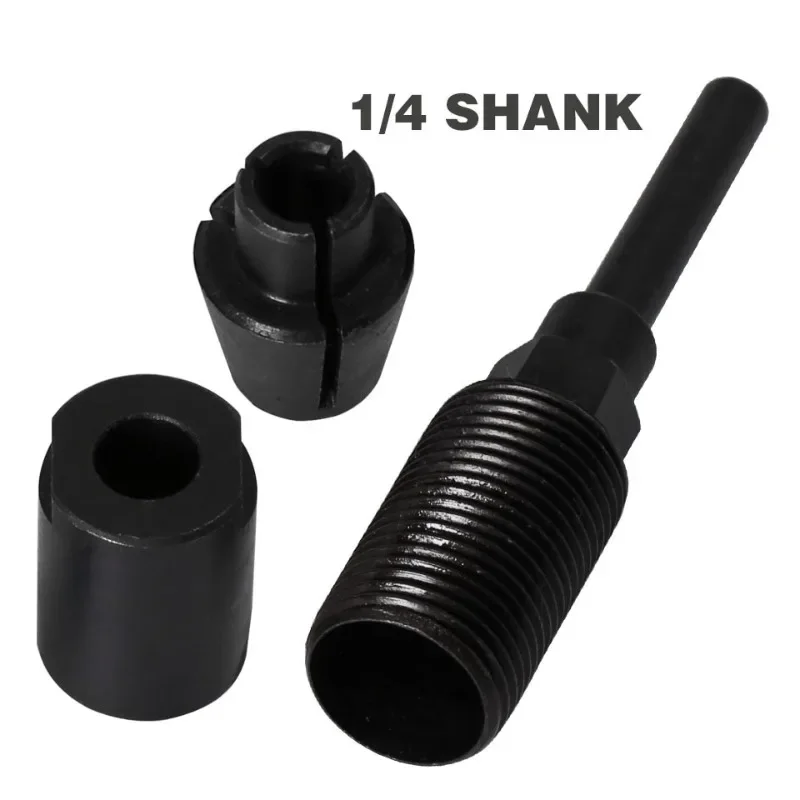 1Pc 6mm 1/4" 8mm 12mm 1/2"Shank High Quality Bit Router Collet Extension Multifunction Carpenter Engraving Machine Extension Rod