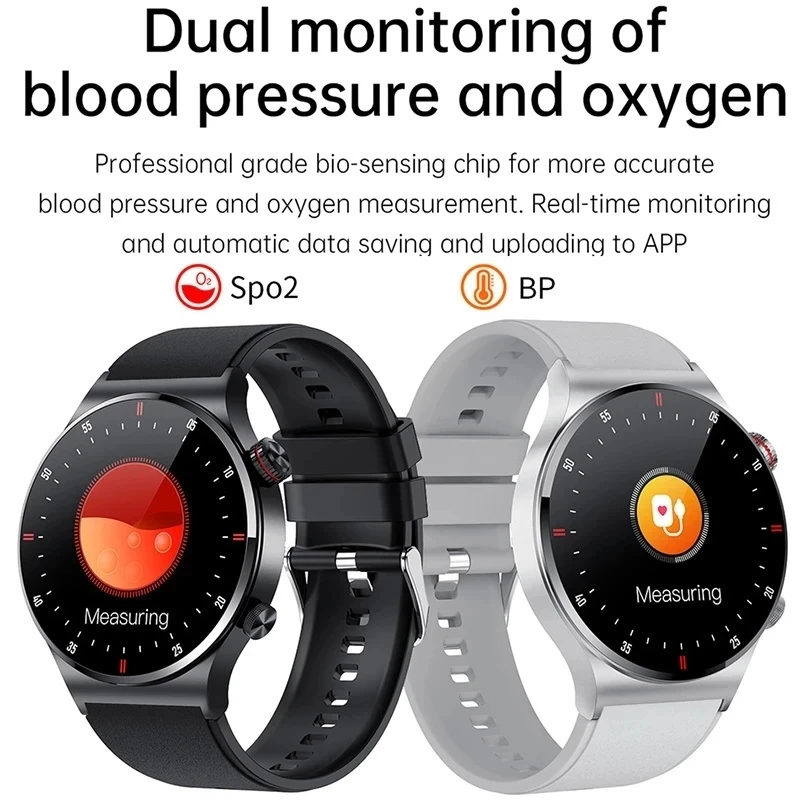 Xiaomi QW33 Smartwatch duży ekran ECG + PPG odtwarzacz muzyki Step Meter Bluetooth Call HD zdjęcie Multiple sport Mode Smartwatch