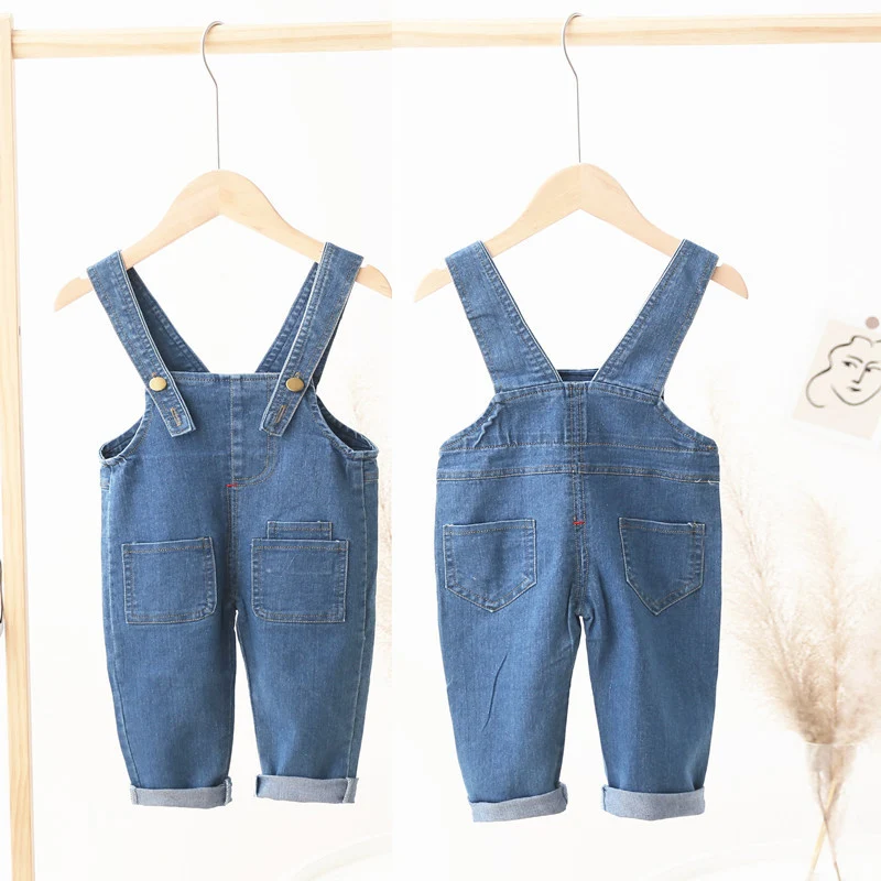 

IENENS Boy Girl Overalls Toddler Clothes Baby Jumpsuit Infant Denim Dungarees 1 2 3 4 Years