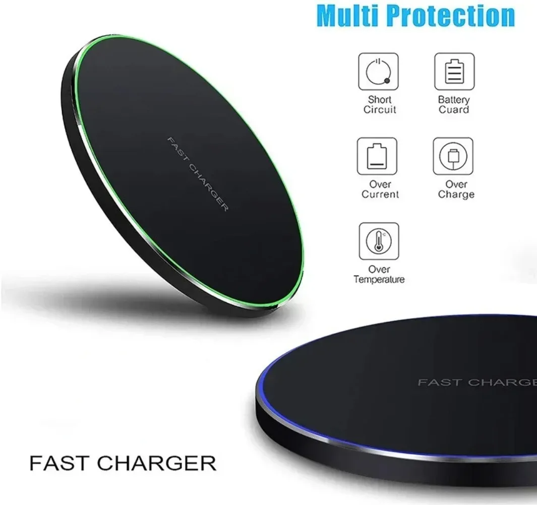 200W Wireless Charger Pad Fast Wireless Charging Station For Samsung Galaxy S25 S24 S23 S22 Xiaomi iPhone 16 15 14 13 12 Pro Max - náhled 6