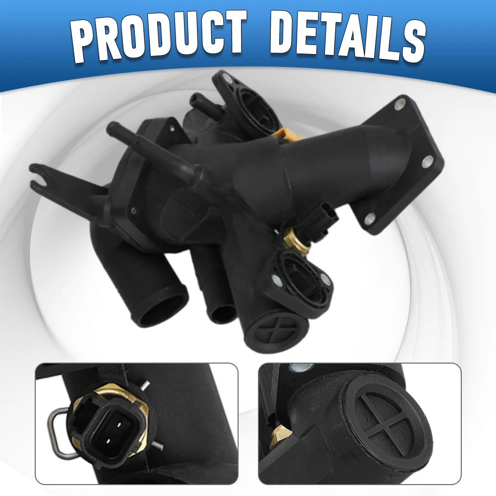 Engine Coolant Thermostat Housing AJ811793,AJ810214 for Jaguar S