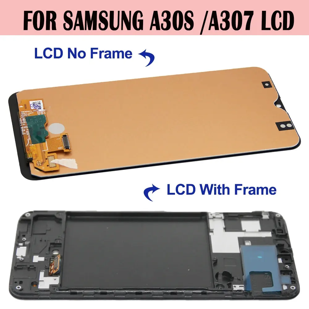 For Samsung A30s A307 SM-A307FN LCD Display Touch Screen Digitizer Assembly For Samsung A30S A307FN LCD Replacement